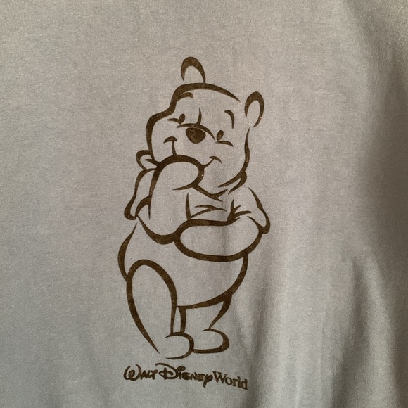 Vintage Walt Disney World Blue Pooh Sweatshirt very good condition - Picture 3 of 6